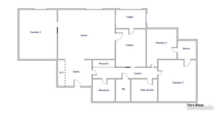 Appartement 4 pièces 82 m² — 13