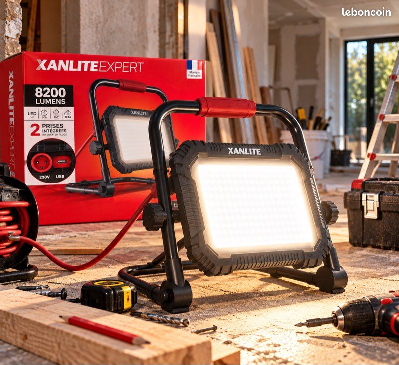 Projecteur led xanlite expert 8 200 lumens – neuf – emballage d’origine (image 4)
