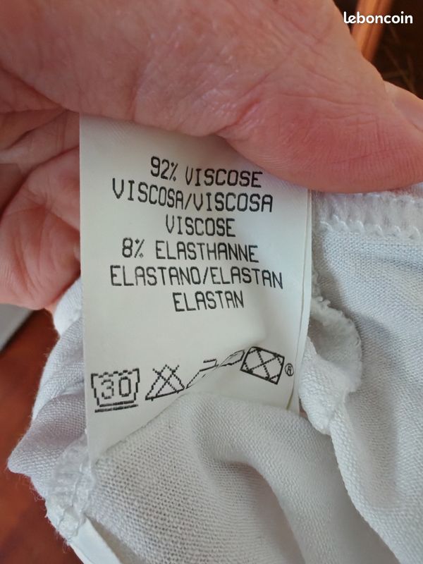 Débardeur blanc femme T44/46 (image 6)