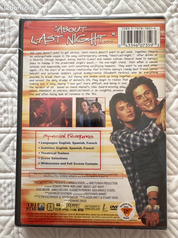 DVD Film About Last Night (image 2)