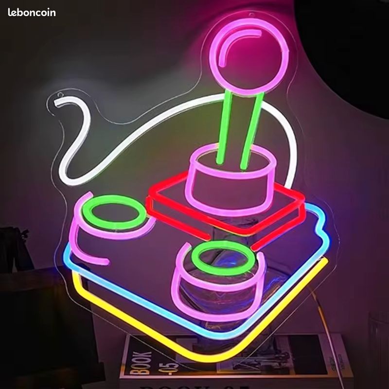 Décoration Murale Néon LED Arcade - Enseigne Lumineuse Personnalisable