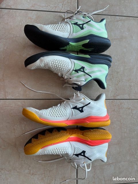 2 paires de chaussures tennis Mizuno WAVE EXCEED TOUR 6 AC taille 44 (image 2)