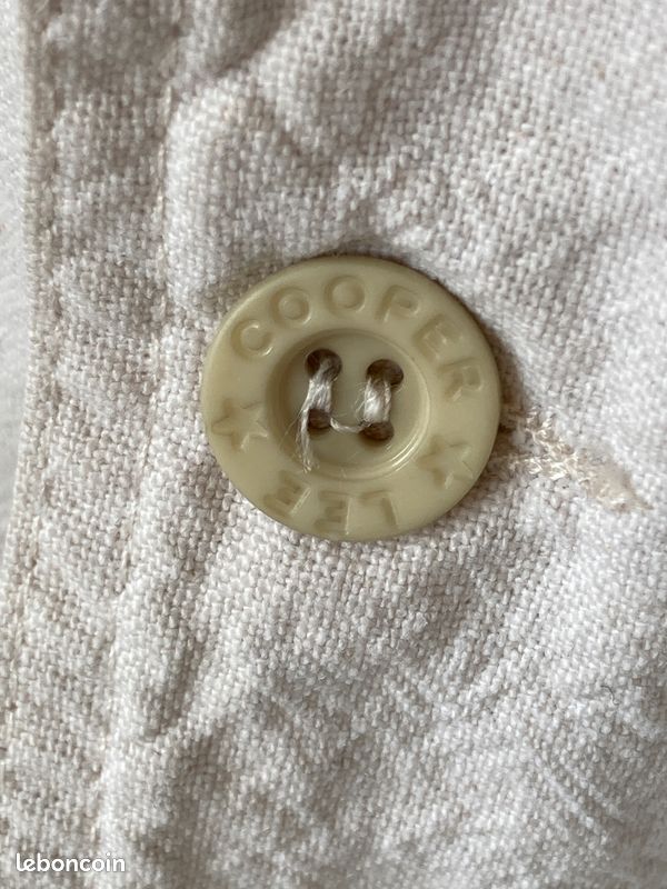 Veste écru légère lin t 48 (image 3)