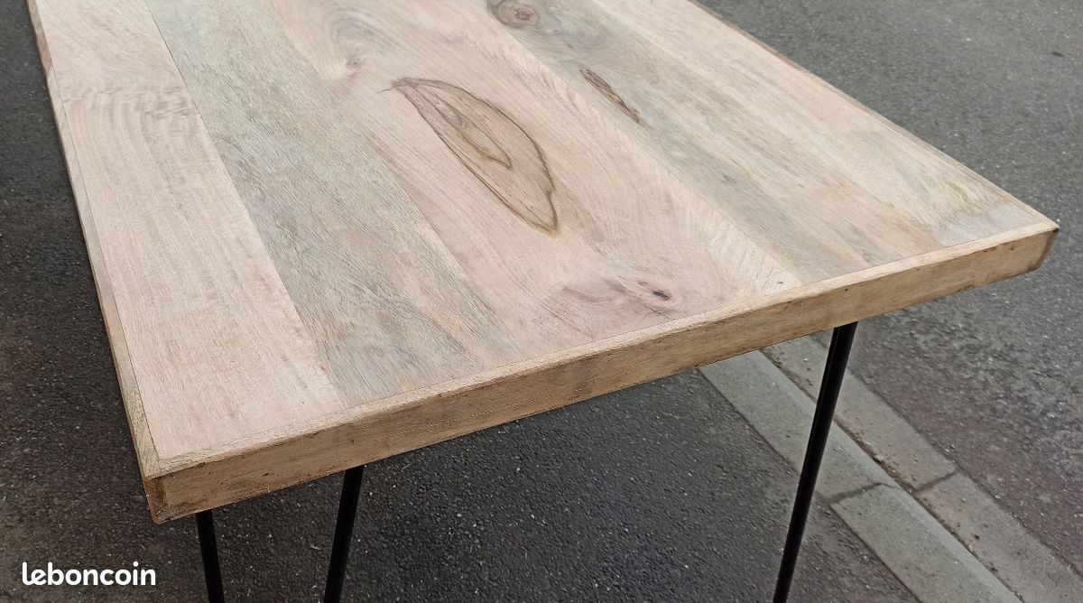 Table à manger avec pieds épingles (image 5)