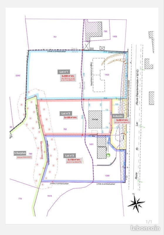 Terrain constructible · à La Bridoire · 97 000 €