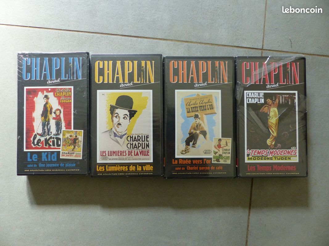 Cassettes video Chaplin (image 1)