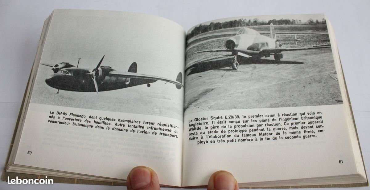 Les avions Britanniques 1940-1945 - Bibliothèque Marabout Flash N°86 - Année 1961 (image 5)