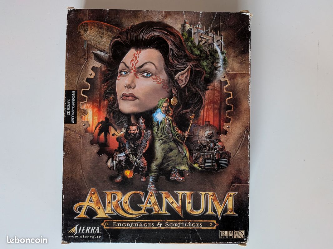 Arcanes – Jeu PC Big Box – Boîte Carton – Édition Complète – Bon état