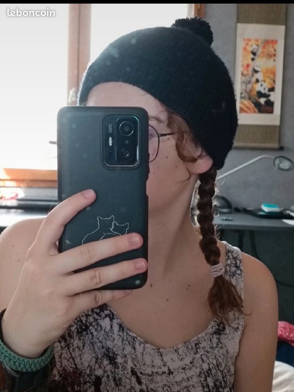 Bonnet Noir en Laine (image 1)