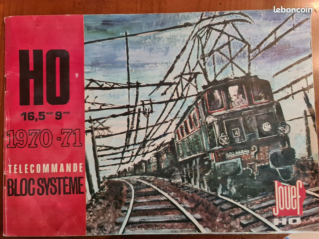 Catalogue train jouef 1970-71 HO télécommande bloc système (image 1)