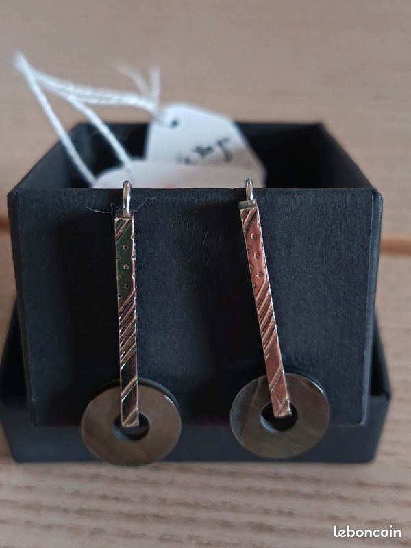 Bijou en Argent, kenzo boucles d'oreilles jamais portés neuves (image 1)