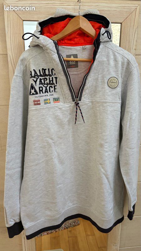 FTC CASHMERE Veste en tricot Dames T 42 gris clair-bleu style