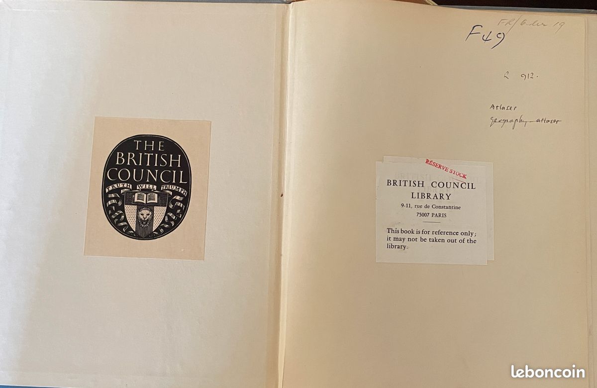 The Comparative Atlas - édition anglaise 1949 - (image 4)