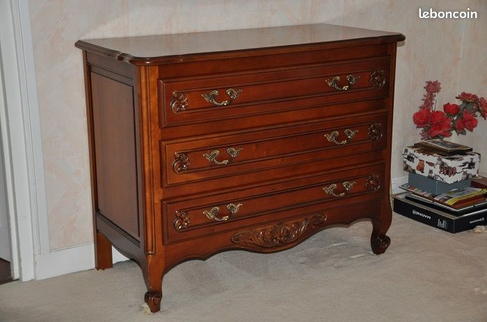 Commode bois massif Merisier (image 1)