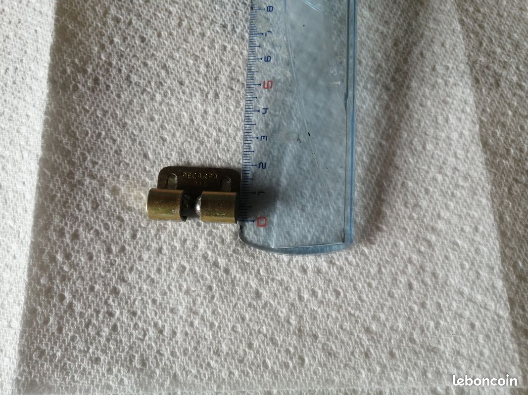 Arrêt porte de meuble ancien à bille (image 3)