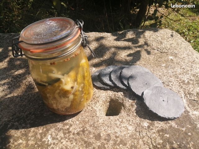 Poids pour lactofermentation en bocaux (Miso, Kimchi, cornichons, ..., le parfait) et tire-poids/légumes (image 4)