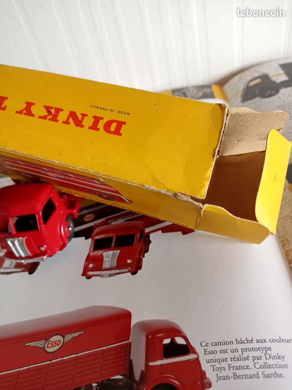 DINKY TOYS 25 G France Remorque Supports Barre Attelage Obliques 1950 Original EUR 50,00 - FR