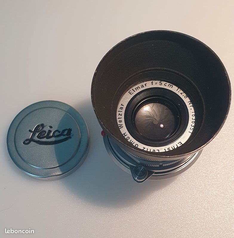Objectif Leica Elmar 9cm f/4 M39 LTM – Ernst Leitz Wetzlar – 1956 - Photo, audio & vidéo