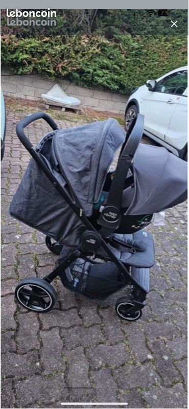 Poussette + base + cosy britax romer (image 3)