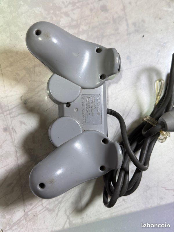 Manette officielle Sony PlayStation 1/2 PS1/2 DualShock 1/2 Grise (image 3)