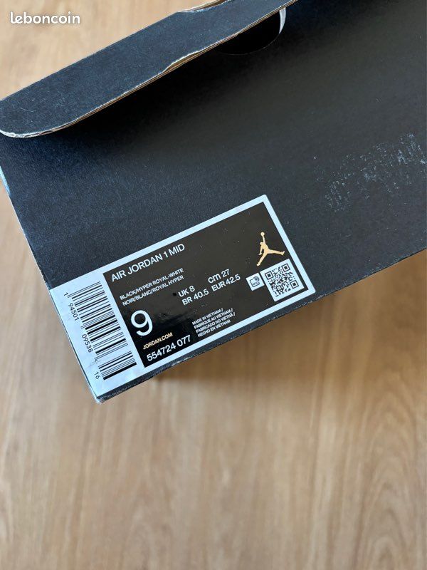 Nike Air Jordan 1 Mid Royal Blue (image 7)