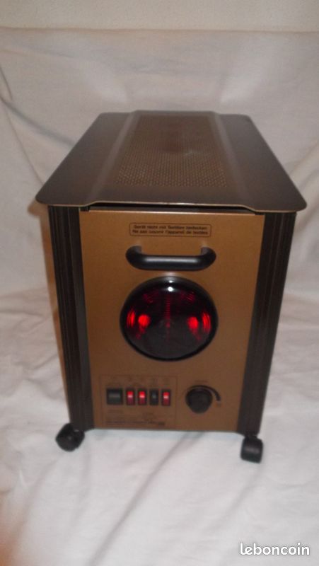 Meuble radiateur électrique à roulettes vintage Imperator 4 saisons collector et rare dans cet état TBE (image 3)