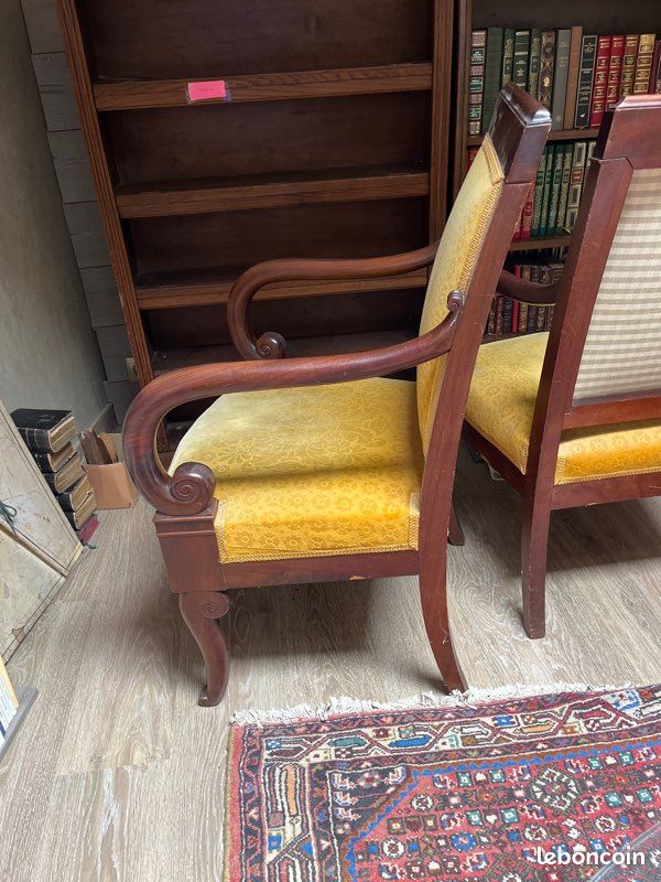 Deux fauteuils Directoire d’époque (image 3)