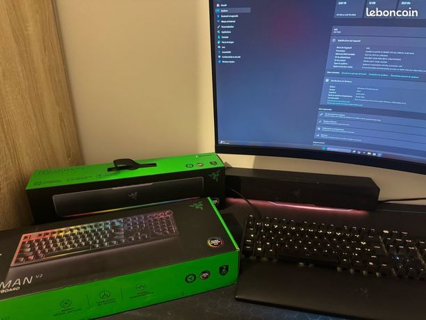 Clavier Gaming Razer Huntsman Elite En AZERTY – Version D’occasion En Bon état De Marche