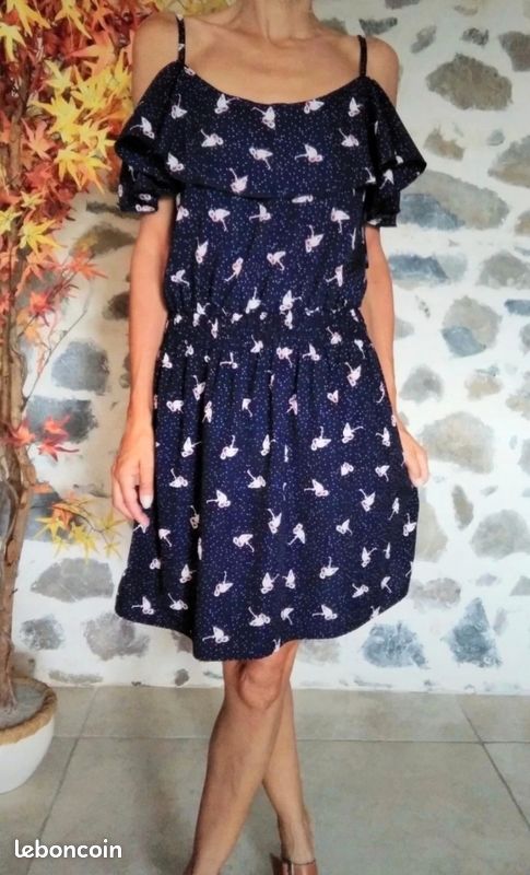 Robe avec flamants roses (image 2)