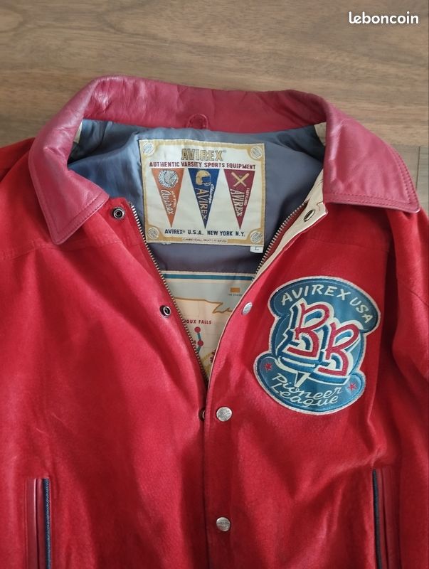 Veste Bomber Aviateur Cuir Type A2 - Taille 2XL - Style USA - Très Bon état