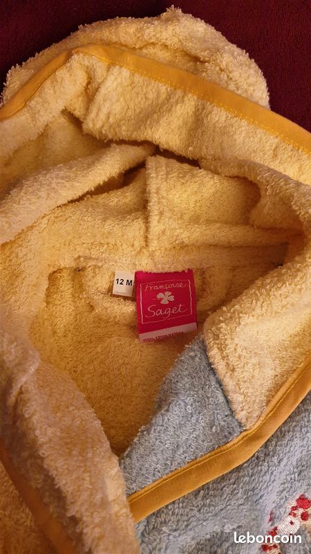 Peignoir et serviette de bain pour bébé Vêtements bébé