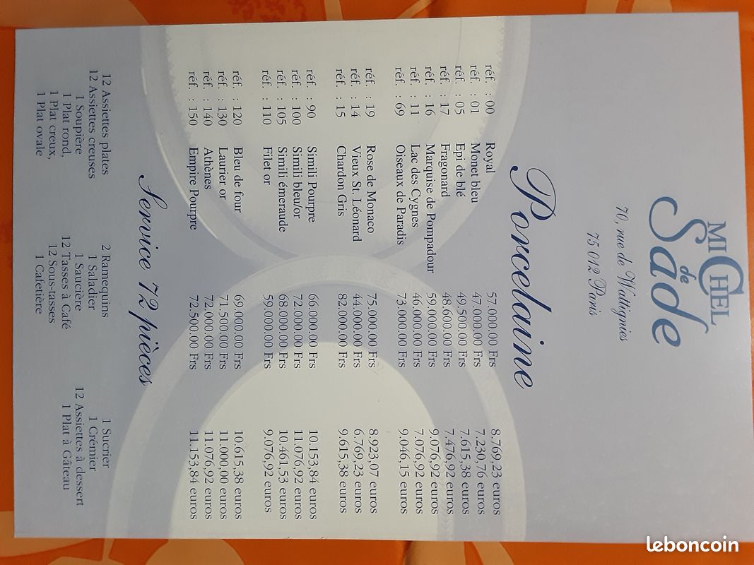 Service porcelaine Limoges NEUF (image 7)