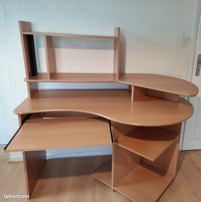 Bureau avec rangements (image 2)