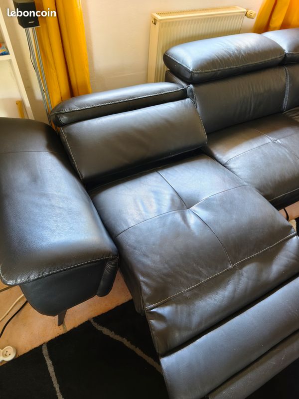 Canapé cuir (image 4)