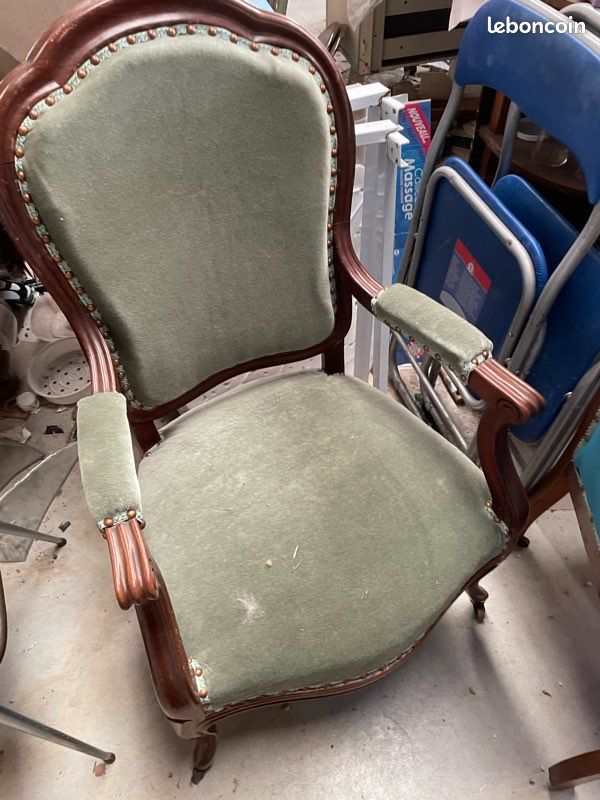 Lot 3 fauteuils tapissers (image 2)