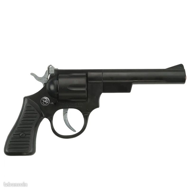 Pistolet Revolver Jouet – 24 Balles En Mousse – Plastique Résistant – Dès 6 Ans – Jeu D’action Et D’aventure
