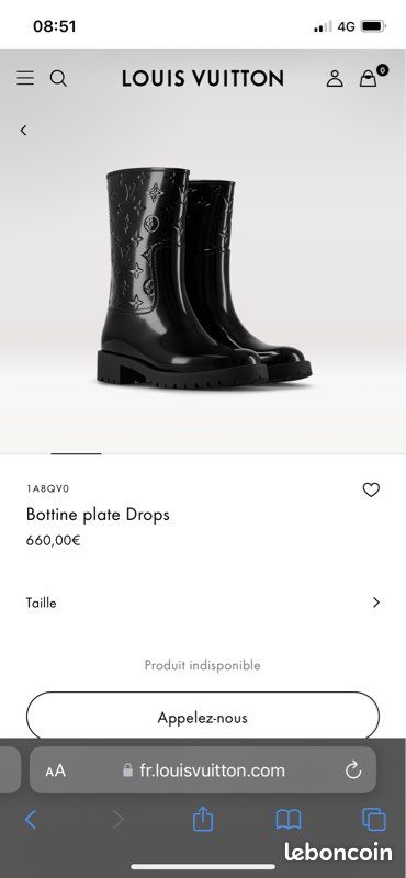 Bottine Louis Vuitton Chaussures