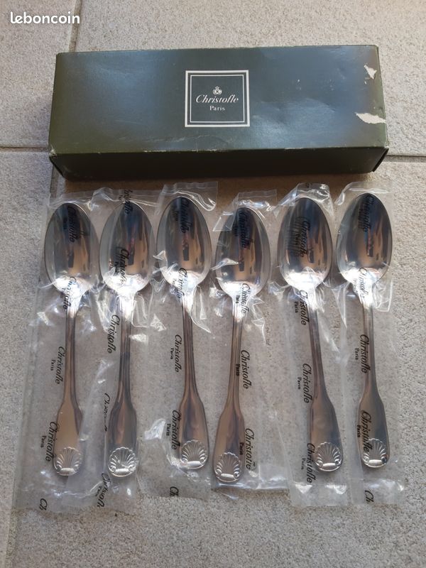Christofle - Christofle Sue & Mare cuillère à sauce - Serving spoon - Chevron - Silver plated