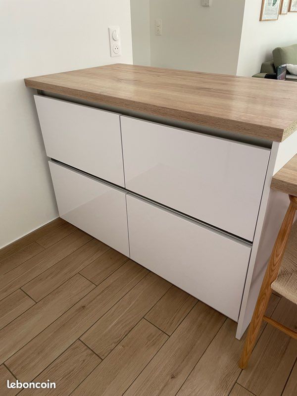 Îlot / meuble de cuisine Schmidt avec plan de travail (image 5)