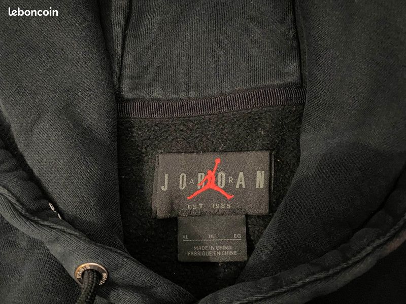 Sweat à capuche Jordan PSG noir – Taille XL Vêtements