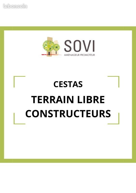 Terrain 773 m² Cestas · 261 000 €