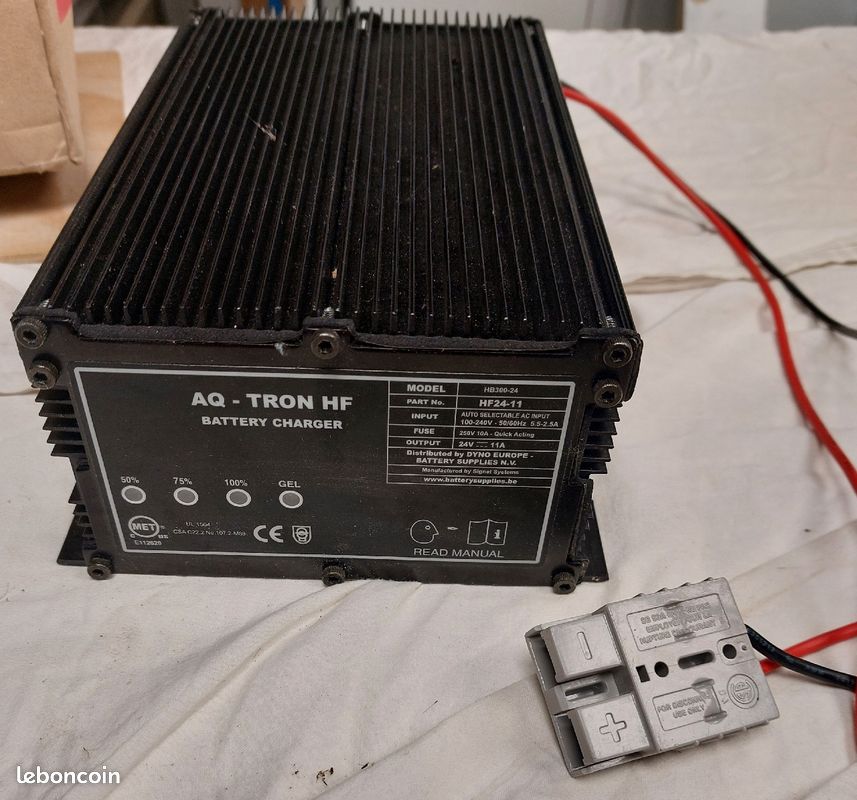 Chargeur de batterie tennant 1059522/1056035/1073177 signet-hb 300-24,24v 10a t (image 2)