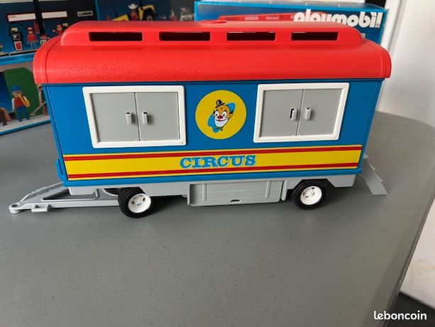 PLAYMOBIL 3477 PIÈCES Remorque Fenêtre Clown Musicien Roulotte Cirque
