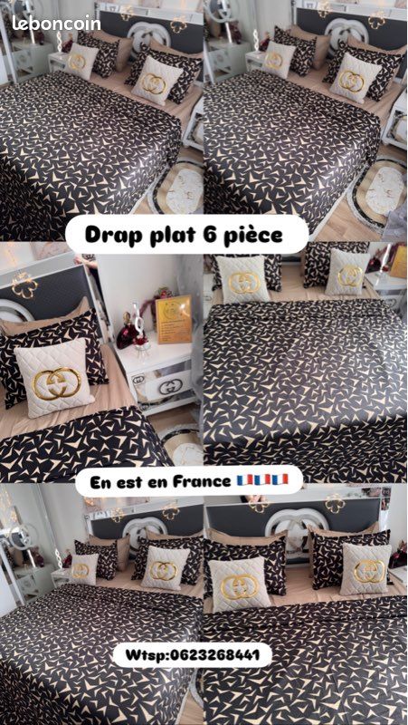 Parure drap plat 6 pièce (image 1)