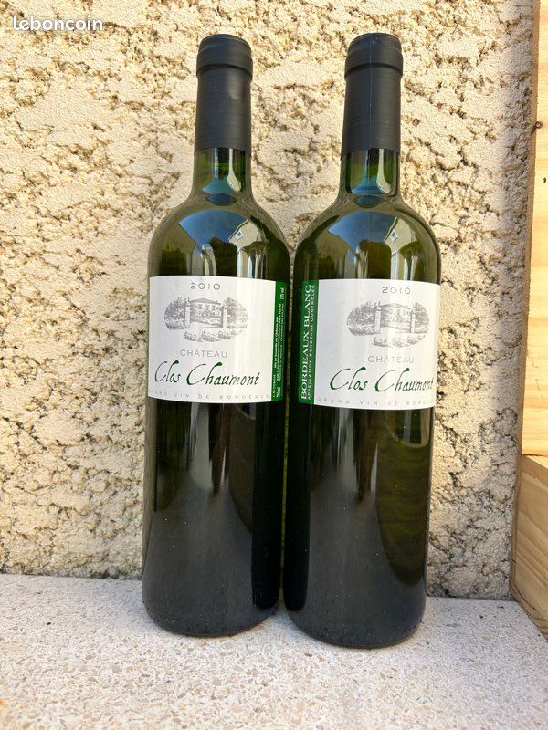 Coffret bois de 6 bouteilles château clos Chaumont Bordeaux (image 3)
