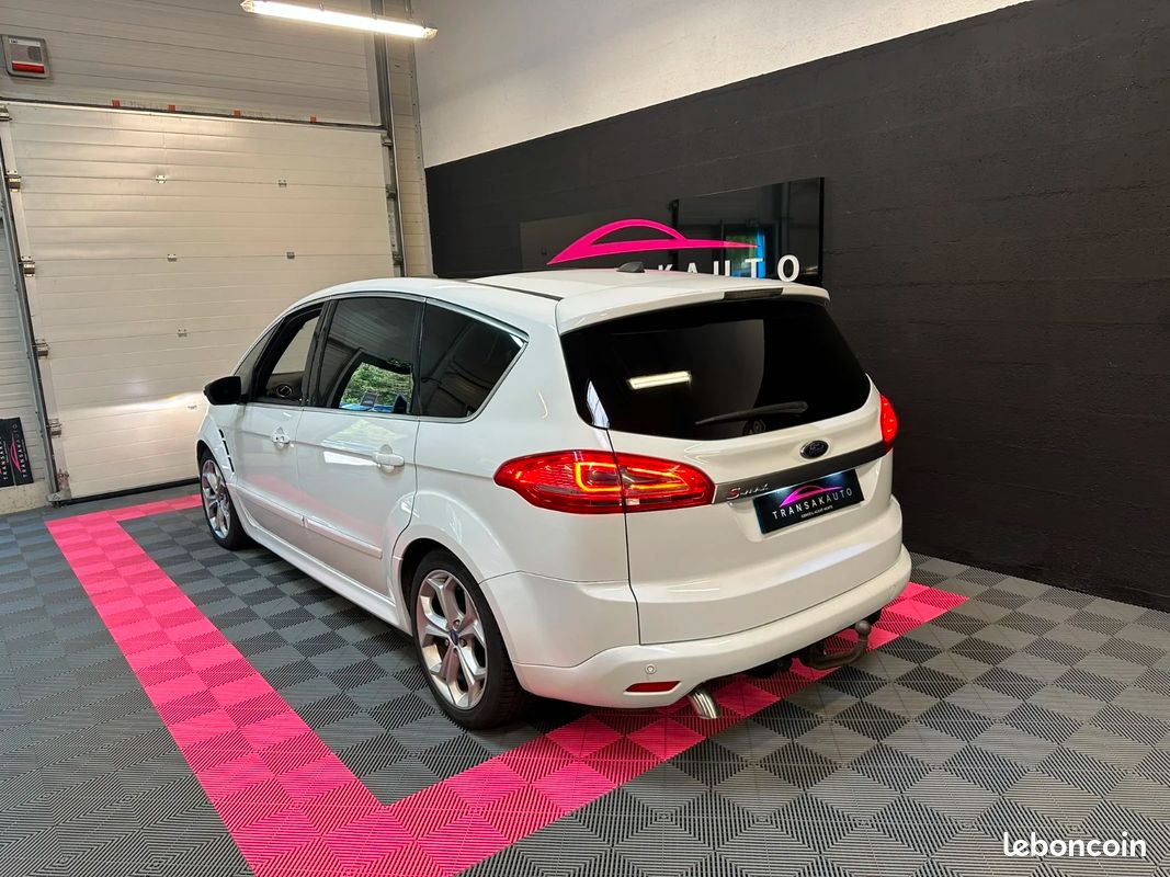 FORD S-MAX 2.0 TDCi 163 ch Sport Platinium - TOIT PANORAMIQUE / EMBRAYAGE DISTRIBUTION OK / CARDANS NEUF (image 3)
