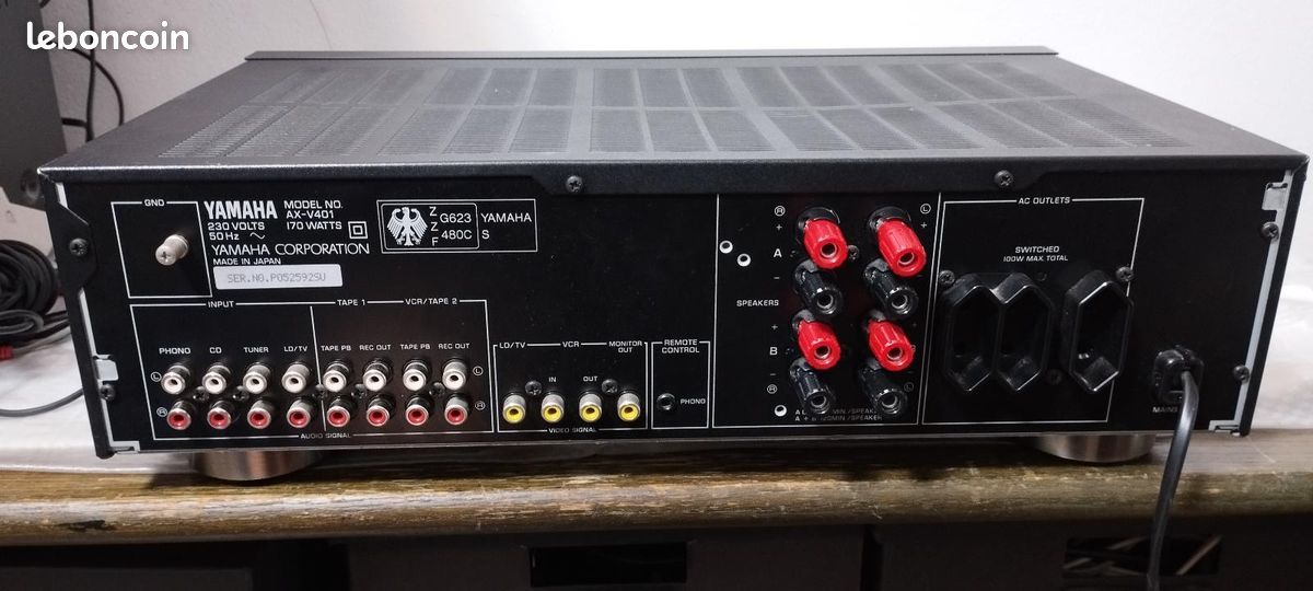 Amplificateur HiFi Yamaha AS701 SILVER YAMAHA - Mr Scandinave