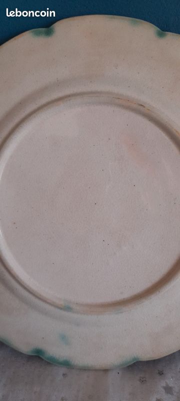 Assiette ancienne Rubelles (image 7)
