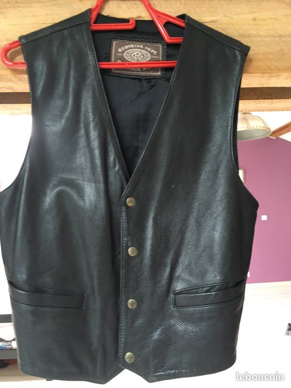 Gilet cuir homme (image 1)