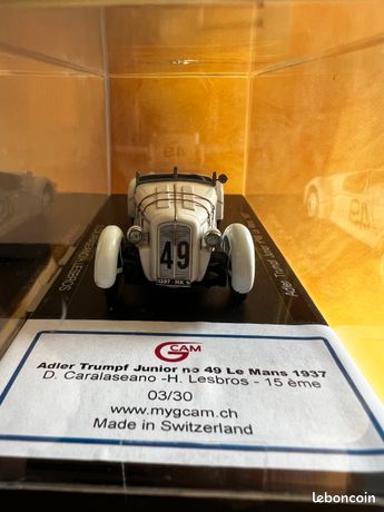 1/43 RARE PARADCAR ADLER TRUMPF LE MANS 1937